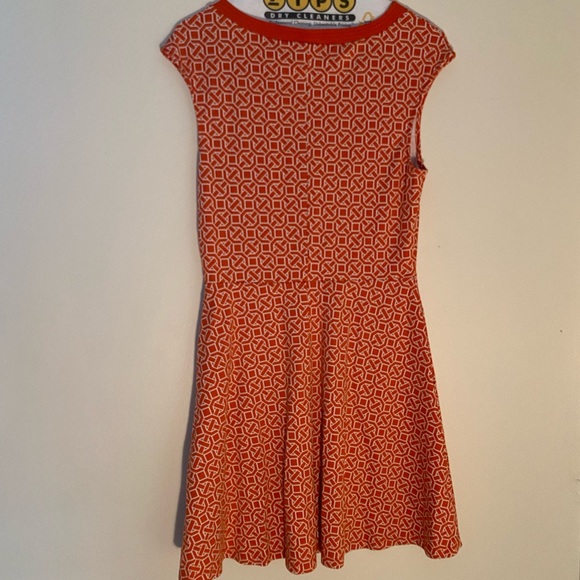 Orange Pattern Dress - Picture 3 of 3